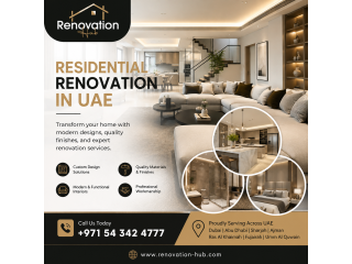 Residential Renovation in UAE-Transform Your Home with Modern Design