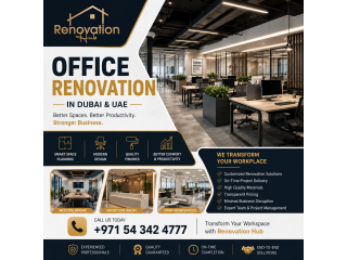 Office Renovation in Dubai & UAE  Complete Design and Fit-Out Solutions
