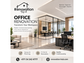 Office Renovation in Dubai  Complete Office Renovation & Fit-Out