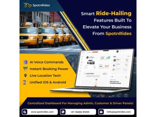 Launch a Smart Ride-Hailing App with AI-Powered Uber Clone | SpotnRides