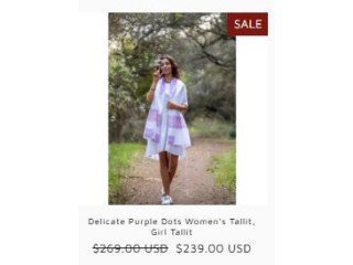 Make the Bat Mitzvah Unforgettable with a Stunning Tallit from Galilee Silks!