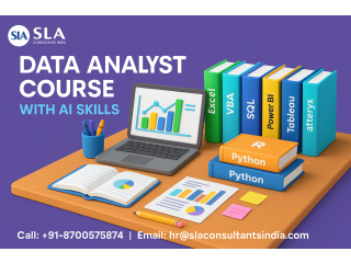 Data Analyst Course in Delhi with Industry Projects, Get Free R, Alteryx & Gen AI with IBM Certification Support by SLA Consultants India