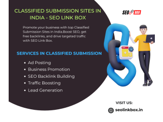 Classified Submission Sites in India - SEO Link Box