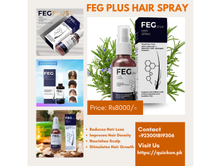 FEG Plus Hair Growth Spray Price In Khanewal - 03001819306