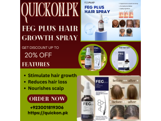 Original FEG Plus Hair Growth Spray in Jhelum 03001819306