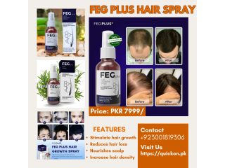Original FEG Plus Hair Growth Spray in Kohat 03001819306