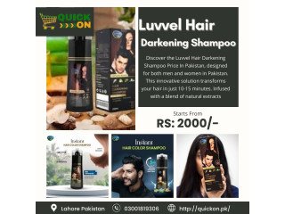 Luvvel Hair Darkening Shampoo Price in Multan - 03001819306