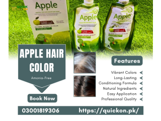 Apple Hair Color  Herbal Safe Dye in Pakistan | 03001819306