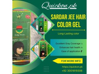 Sardar Jee hair color gel price in Multan 03001819306