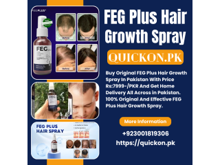 FEG Plus Hair Growth Spray Price In Tando Allahyar 03001819306