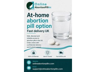 At-home abortion pill option  - fast delivery UK