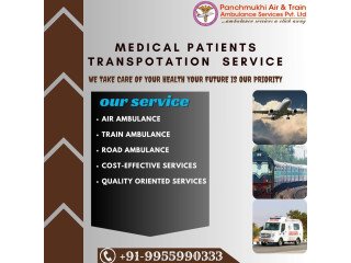 Panchmukhi Air and Train Ambulance Services in Guwahati: Patient safety is always prioritized