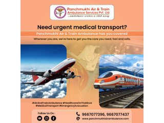Panchmukhi Air and Train Ambulance Services in Mumbai maintain a hospital-like environment during transit