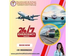 Book Panchmukhi Air and Train Ambulance Service in Silchar with Advanced Medical Assistance