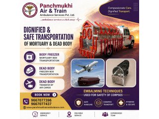 Panchmukhi Dead Body Transfer in Ahmedabad by Air Cargo  Fast Inter-state corpse transport