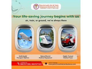 Panchmukhi Train Ambulance from Delhi- rapid response rail ambulance
