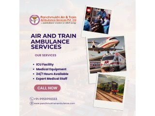 Panchmukhi Low Cost Train Ambulance in Ranchi  financially non straining medical transport