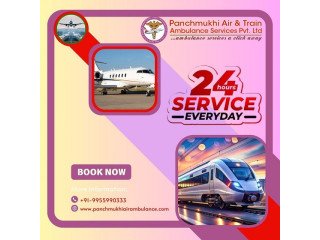 Hire Panchmukhi Air Ambulance Service in Dibrugarh with a High-tech ICU Facility