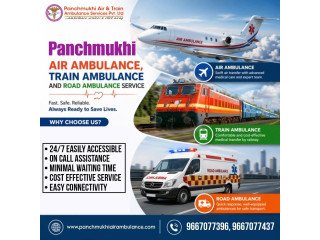 Panchmukhi Train Ambulance Services in Delhi- chances of discomfort are contained
