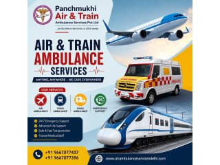 Now Panchmukhi Air and Train Ambulance Service in Ranchi is Available 24/7 hours