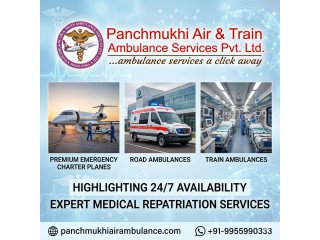 Panchmukhi Is a Trusted Air and Train Ambulance Service for Long-Distance Transfers in Delhi