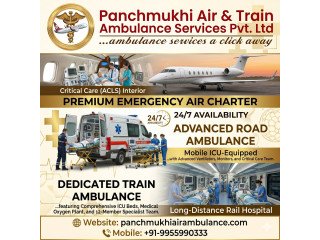 Choose Panchmukhi Air and Train Ambulance for Hassle-Free Patient Transport in Guwahati