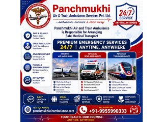 Opt For Panchmukhi Air and Train Ambulance Service in Ranchi without Having Stress for Safety
