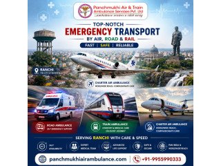 Choose Unparalleled Care with Panchmukhi Air and Train Ambulance in Ranchi
