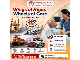 Panchmukhi Air and Train Ambulance in Hyderabad- Nationwide Medical Transfer