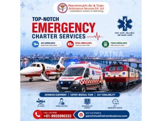 Panchmukhi Air and Train Ambulance in Patna- Unconditional Care and Safety Provided