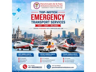 Panchmukhi Hi Tech Air Ambulance in Hyderabad- 24/7 Emergency Assistance