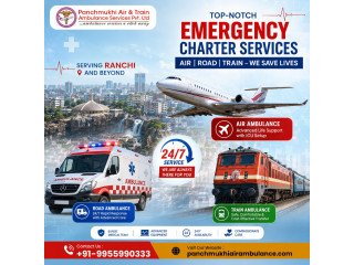 Panchmukhi Low Cost Air Ambulance in Ranchi- Choose ICU on the Move with our service