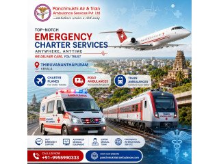 Panchmukhi Emergency Air Ambulance in Thiruvananthapuram - Assured Efficiency Maintained During the Transfer