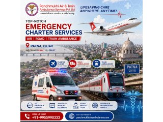 Panchmukhi Best Patient Shifting Ambulance in Patna- Healthcare without Limitations