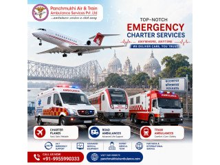 Panchmukhi Air Ambulance Services from Kolkata- Healthcare without Discomfort