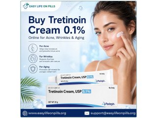 Buy Tretinoin Cream 0.1% - Online for Acne, Wrinkles & Aging