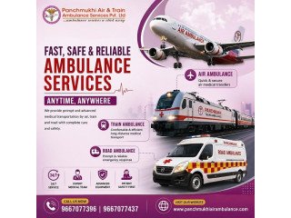 At Air Ambulance Service in Dibrugarh, Get Medical Transport without Any Discomfort