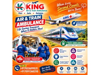 King Train Ambulance in Patna- Reliable Train Transfer with security