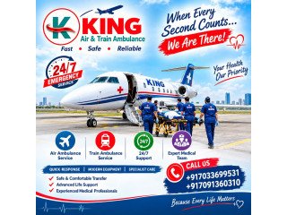King Train Ambulance Cost from Delhi- Emergency Train Transfer without Unevenness