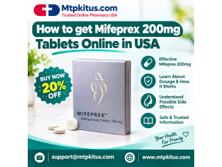 How to get Mifeprex 200mg Tablets Online in USA