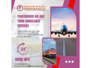 Pick Air Ambulance in Delhi with Superb Medical System by Panchmukhi