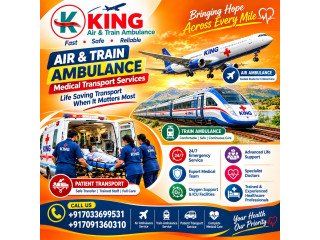 King Train Ambulance from Ranchi- suitable for patients with complexities