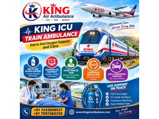 King ICU Train Ambulance in Kolkata- safer Transfer by Train