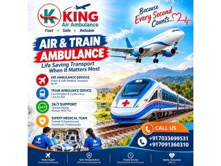 King Best Patient Shifting Ambulance in Raipur- coordinated medical transport