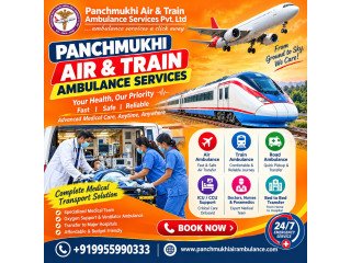 Panchmukhi Train Ambulance from Ranchi- travel under professional supervision