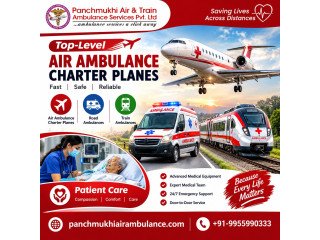 Panchmukhi Emergency Air Ambulance in Bangalore- Emergency Air Transport arranged safely