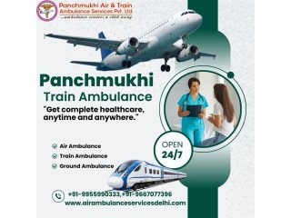 Panchmukhi Train Ambulance from Patna- Travel in the Presence of life saving amenities
