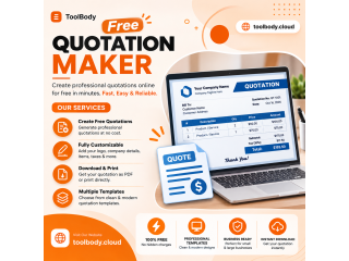 ToolBody Free Quotation Maker