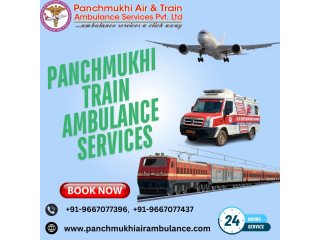 Panchmukhi Train Ambulance from Ranchi- Helpful in Covering Longer Distance without unevenness