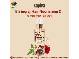 Kapiva Bhringraj Hair Nourishing Oil to Strengthen Hair Roots